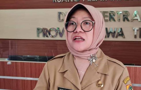 Kepala Dinas Tenaga Kerja dan Transmigrasi (Disnakertrans) Jateng Sakina Rosellasari