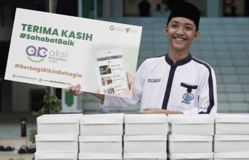 Aksi Kebaikan Salurkan 200 Paket Berbuka untuk Siswa Marginal Penghafal Al-Qur'an